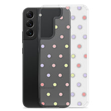 Load image into Gallery viewer, Colorful Dots. Clear Case for Samsung®
