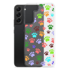 Load image into Gallery viewer, Paw Prints, Clear Case for Samsung®
