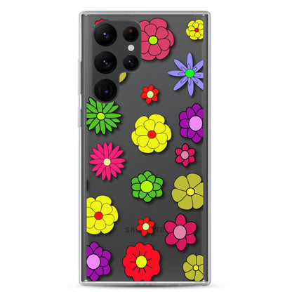 Flowers, Clear Case for Samsung®