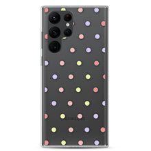 Load image into Gallery viewer, Colorful Dots. Clear Case for Samsung®
