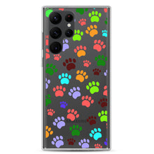 Load image into Gallery viewer, Paw Prints, Clear Case for Samsung®
