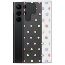 Load image into Gallery viewer, Colorful Dots. Clear Case for Samsung®
