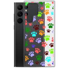 Load image into Gallery viewer, Paw Prints, Clear Case for Samsung®
