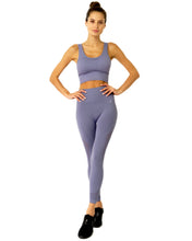 Load image into Gallery viewer, Mesh Seamless Legging With Ribbing Detail
