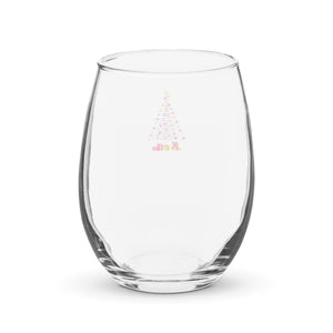 Christmas Tree, Stemless wine glass