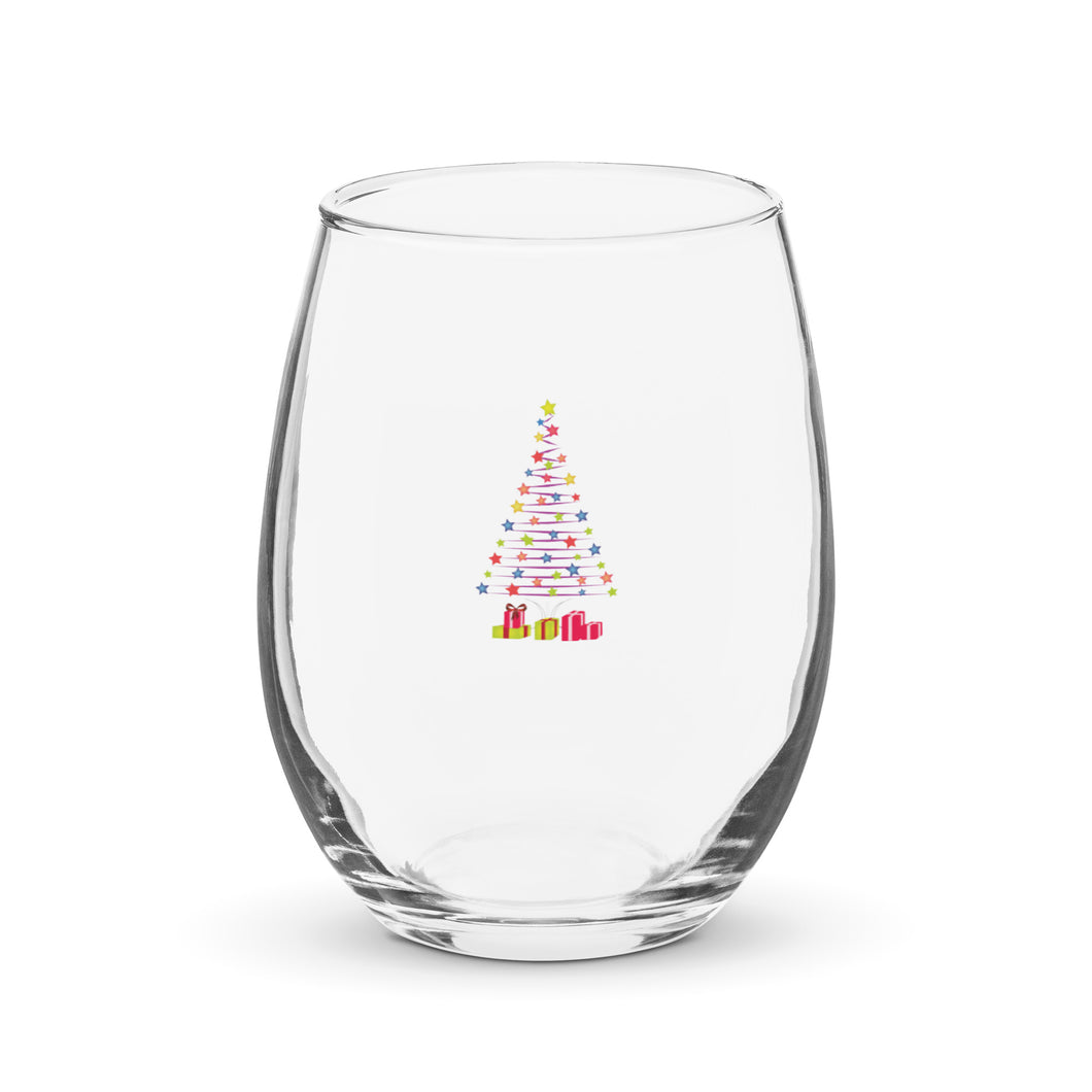 Christmas Tree, Stemless wine glass