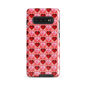 Hearts Boxes, Tough case for Samsung®