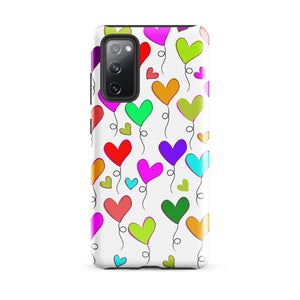 Hearts Balloons, Tough case for Samsung®