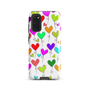 Hearts Balloons, Tough case for Samsung®