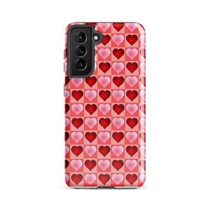 Hearts Boxes, Tough case for Samsung®