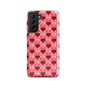 Hearts Boxes, Tough case for Samsung®