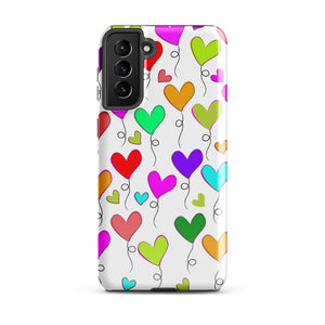 Hearts Balloons, Tough case for Samsung®