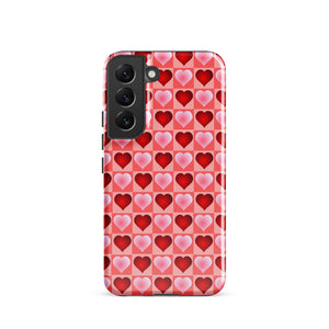 Hearts Boxes, Tough case for Samsung®