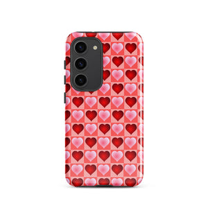 Hearts Boxes, Tough case for Samsung®