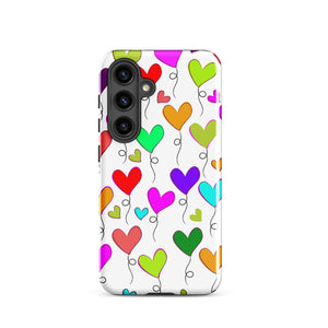 Hearts Balloons, Tough case for Samsung®