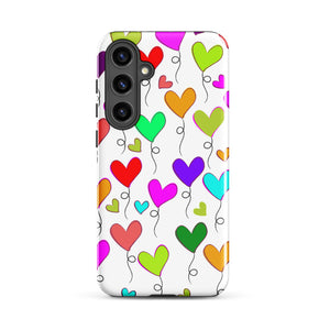 Hearts Balloons, Tough case for Samsung®