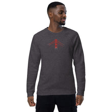 Load image into Gallery viewer, Golden Gate Bridge, Unisex organic raglan sweatshirt
