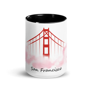 Golden Gate Bridge Mug with Color Inside