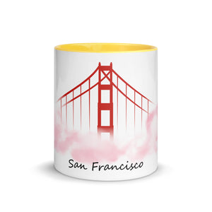 Golden Gate Bridge Mug with Color Inside