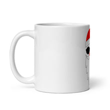 Load image into Gallery viewer, Cool Santa, White glossy mug
