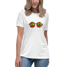 Load image into Gallery viewer, Flowers Sunglasses Women&#39;s Relaxed T-Shirt
