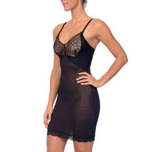 Load image into Gallery viewer, Hi Power Mesh Full Body Slip Shaper With Lace
