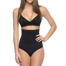 Load image into Gallery viewer, Seamless Hi-Waist Shaper With Thong Bottom
