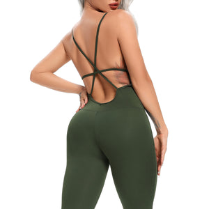 Fitness Sleeveless  Jumpsuit