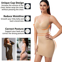 Load image into Gallery viewer, V-Neck Push Up Dress Body Shaper
