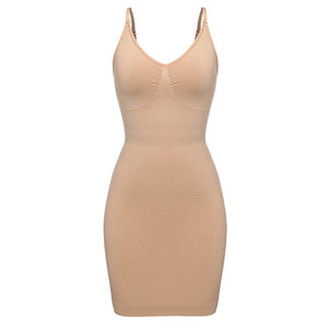 V-Neck Push Up Dress Body Shaper