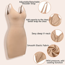 Load image into Gallery viewer, V-Neck Push Up Dress Body Shaper
