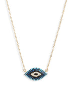 Load image into Gallery viewer, Pave Evil Eye Necklace
