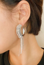 Load image into Gallery viewer, Sparkles on the Hoop Earrings
