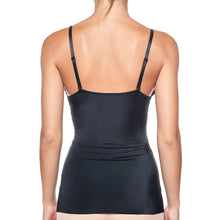 Load image into Gallery viewer, Smooth and Silky Slimming Top With Lace Black
